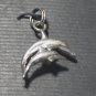Sterling Silver Dolphin Dolphins Pendant Jumping Leaping Mother Baby