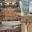Vtg United Nations UN New York Set of 5 Postcards 1965 1960's 60's *Unused*