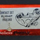 Vtg NOS Delco Remy Contact Set D-104P 1938340 GM Unused