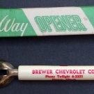 Vtg Brewer Chevrolet Co. Homer Illinois Dealer Bottle Can 2-way Opener Bakelite