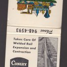 Conley Frog & Switch Manganese Expansion Sliding Joint Rails Locomotive Match
