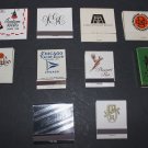 Vtg Country Club Golf Private Club Clubs Mixed Lot Matchbooks Matches VG+