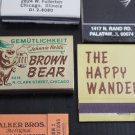 Lot 25 Chicago Chicagoland IL Chi-Town Cook County Matchbooks Matches Covers #2