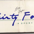 Walter Payton Chicago Bears Thirty Four's Fours A Sporty Place Matchbook Rare