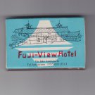 Fuji-View Fuji View Hotel Lake Kawaguchi Fujiya Japan Matchbook Matchbox Matches