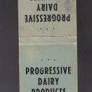 Vintage Progressive Dairy Products Arlington Texas TX Mending Kit Matchbook