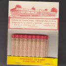 Vtg King's Delight Restaurant All Purpose Sauce Kingston NC Feature Matchbook