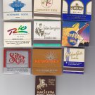 Las Vegas Nevada Hard Rock Landmark Hacienda Matchbook Matches Cover 10 Lot #3