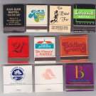 Vtg Leland Brodmoor Canyon CA FL CO Hotel Mixed Matchbook Matchbox Matches Lot