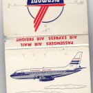 Vtg Piedmont Airlines Airplane DC7 Pacemaker Airport Advertisement Matchbook