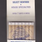 Vtg Windjammer New Orleans LA Ship Sail Boat Graphic Feature Matchbook Unstruck