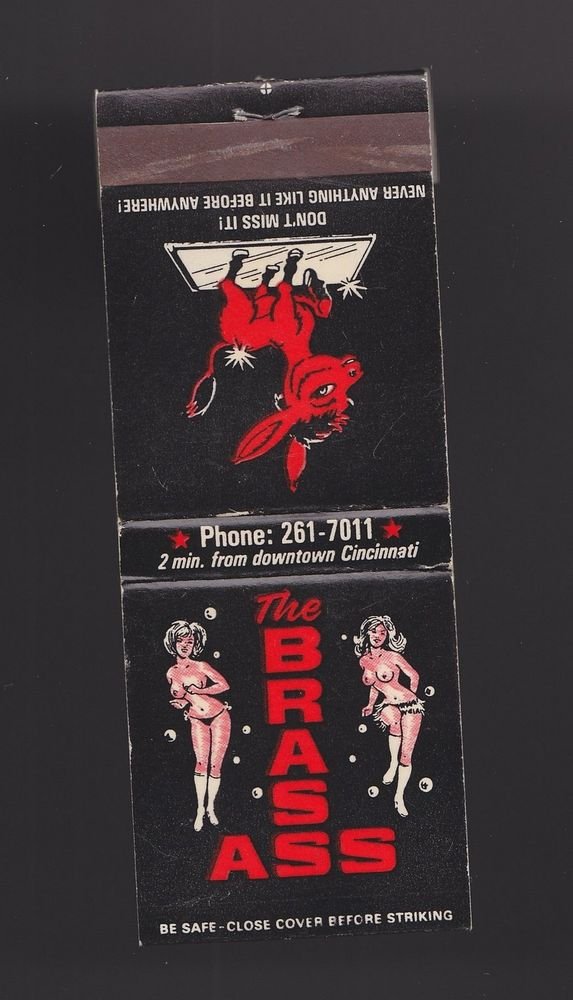 The Brass Ass Club Lounge Topless Newport Kentucky KY Donkey Boobs Pinup Girls