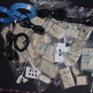 Lot Misc Telephone Phone Jacks DSL Filters CATV PC Power Cat5e Cables Networking
