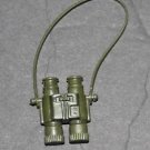 GI Joe Binoculars Green w Plastic Strap 1:6 Scale