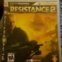 Resistance 2 (Sony Playstation 3, 2008) PS3 resistence Game Manual and Case