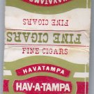 Vtg Retro HavaTampa Hava Hav A Tampa Cigar Matchbook Match Matches Match Cover
