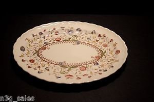 Vernon Kilns Desert Bloom Oval Serving Dish Platter 12 1/4" Metlox California