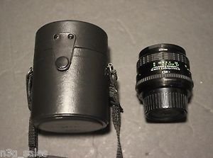 Vtg Sigma Mini-Wide f2.8 1:2.8 28mm Multi-Coated Macro Lens w Case Pentax Mount