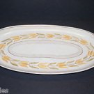 Vtg Red Wing USA Serving Platter Dish 19.5" x 10.5" Oblong Oval Tulips Flowers