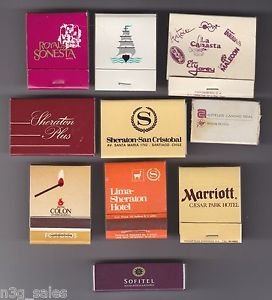 International Chile' Lima Santo Domingo Motel Resort Mixed Matchbook Matches Lot