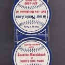 Vtg White Sox Park Baseball Soxette Soxettes Hutchinson Exploding Scoreboard VG+