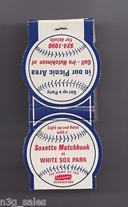 Vtg White Sox Park Baseball Soxette Soxettes Hutchinson Exploding Scoreboard VG+