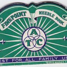 Vintage Finepoint Fine Point Needle Book ATC Milwaukee WI Sentinel Advertisement