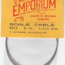 Vintage Reproductions HO Model RR Railroad Train Scale Cable #310 8ft 0.012 diam