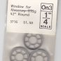 Grandt Line HO Model RR Railroad Train Window Masonsry Bldg 42" Round 1/4" Scale