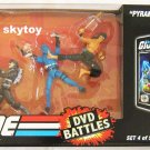 g.i. joe dvd battles 4 snake-eyes cobra commander major bludd quick kick MISB