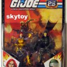 25th gijoe hawk and scarlett with comicbook 1 moc