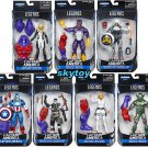 Marvel Legends Captain America with Red Skull Onslaught BAF set of 7 figures + comicbook