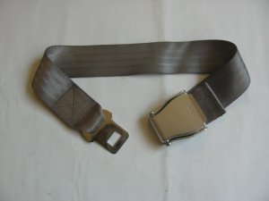 Airplane Airline Seat Belt Extension Extender travel tool In Gray free ship