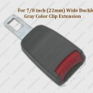 5 Inch Seat Belt Extender Extension For 7/8inch Buckle Grey color free ship 7-10DAYS ARRIVE