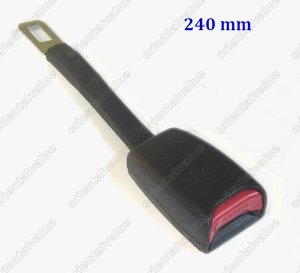 9.5" Seat Belt Extension Rigid Stem black Color  FOR 7/8"Buckle free ship 7-10DAYS ARRIVE USA
