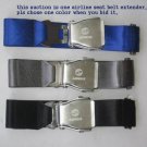 Airplane Airline Seat Belt Extension travel tool 3colors with logo free ship 7-10DAYS ARRIVE USA