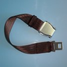 Airplane Airline Seat Belt Extension Extender travel tool In Brown free ship 7-10days arrive USA
