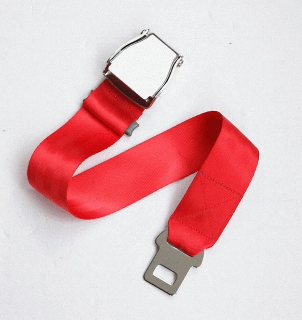 Airplane Airline Seat Belt Extension Extender travel tool In RED free