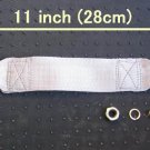 11" Seat Belt Extender Extension Universal French Grey