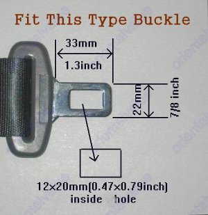Seat Belt Extender Extension Rigid Stem 240mm For All VOLVO Car free ship 7-10days to usa