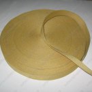 1.25 inch Cotton Webbing Yallow  20meter Roll BRANDNEW
