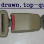 16 Inch Seat Belt Extension Extender -7/8"Buckle -Beige