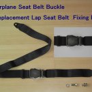 2 piont Airplane Buckle Replacement Lap Seat Belt & Fixing Kit  free ship to usa canada