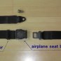 2 piont Airplane Buckle Replacement Lap Seat Belt & Fixing Kit  free ship to usa canada