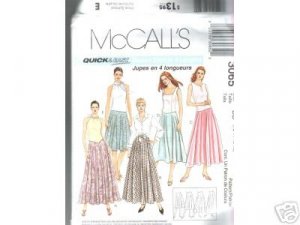 Quick & Easy Sew MISSES' SKIRTS  McCALL'S PATTERN 12-18