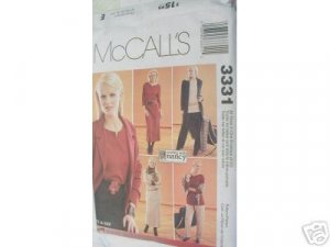 Jacket-Dress-Tops-Pullon Pants-Skirt  McCALL'S PATTERN