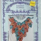 Glendas iron-on pattern FASHION FLORALS CALADIUM COLLAR