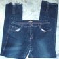 Zoey Beth stretch jeans size15/16  -5 pocket 36x34 slit