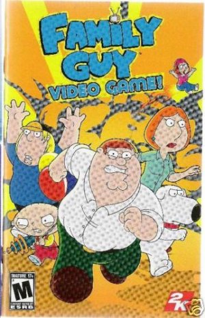 Family Guy Video Game ( PS2) INSTRUCTION MANUAL no game