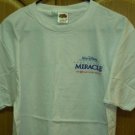 WHITE Walt Disney MIRACLE T-Shirt Adult Large NEW